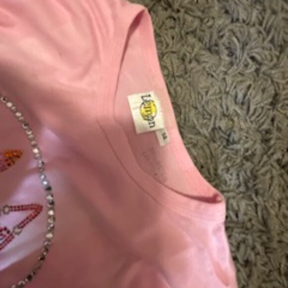 Girls Tye Dye 3/4 Lemon Shirt - Picture 3 of 4